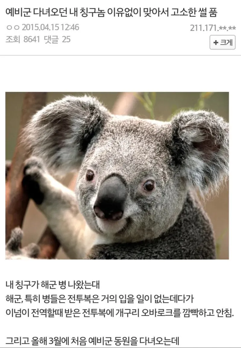 1 (6).jpg 예비군 다녀오던 내 칭구놈 이유없이 맞아서 고소한 썰 품