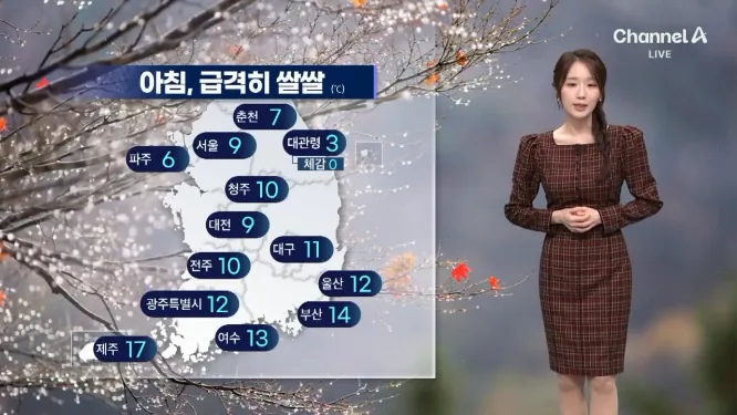 Screenshot 2026-10-14 at 06-57-51 날씨 내일 아침 5~10도 ‘뚝’…서울 9도 올가을 최저.png [날씨] 쌀쌀한 출근길 겉옷 챙기세요…큰 일교차 주의