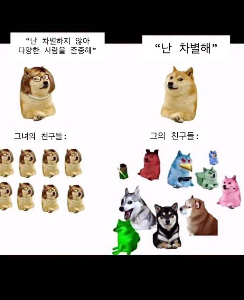 HMSg4fJbUAAYFd5.jpg "난 차별하지 않아. 다양한 사람들을 존중해."